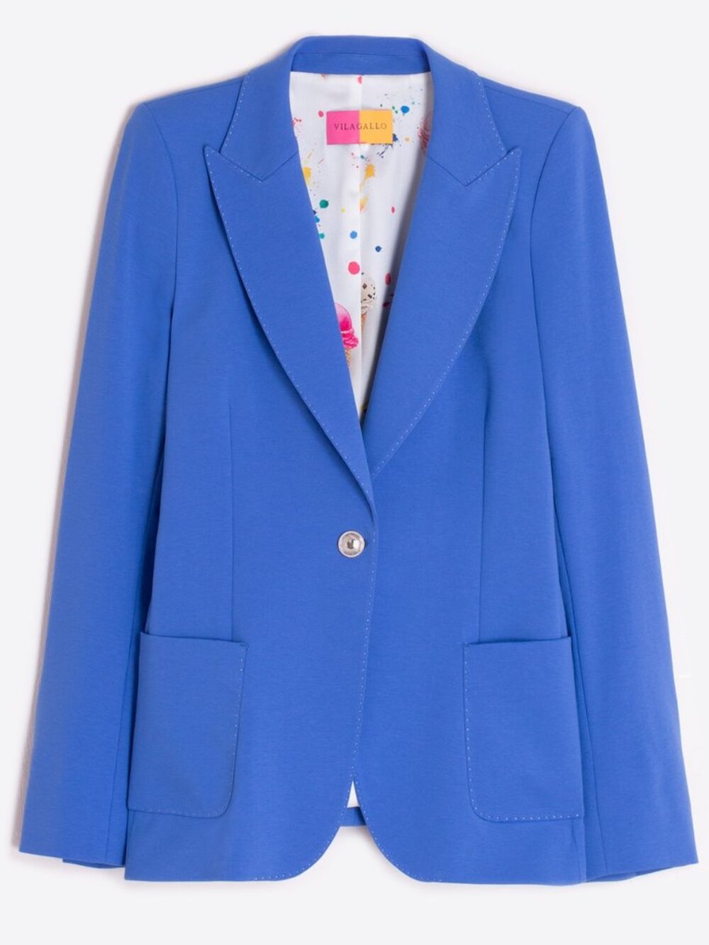 Vilagallo JACKET HILLARY AZULON PUNTO ROMA